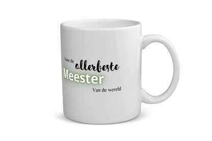 voor de allerbeste meester van de wereld Koffiemok - Theemok