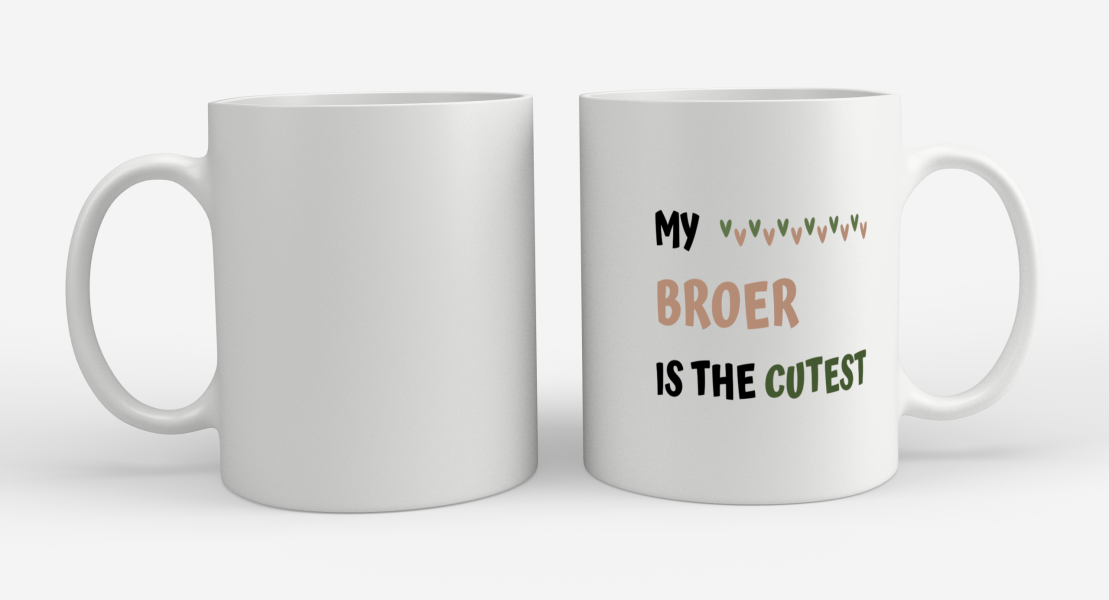 my broer is the cutest Koffiemok - Theemok