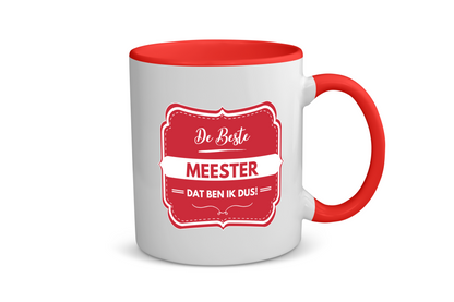 de beste meester, dat ben ik dus Koffiemok - Theemok