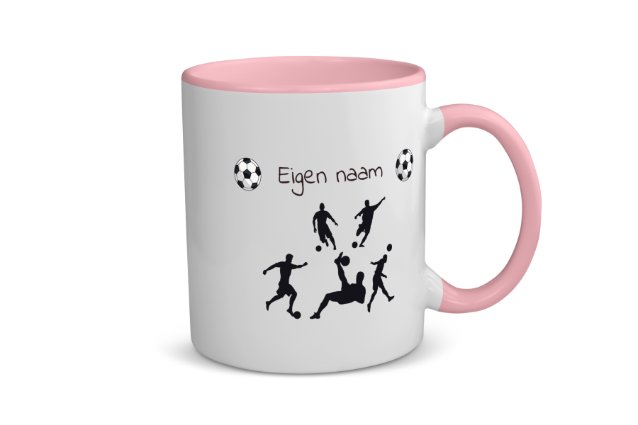 voetbal mok met eigen naam - Koffiemok - Theemok