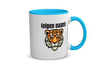 tijgerkop met eigen naam Koffiemok - Theemok