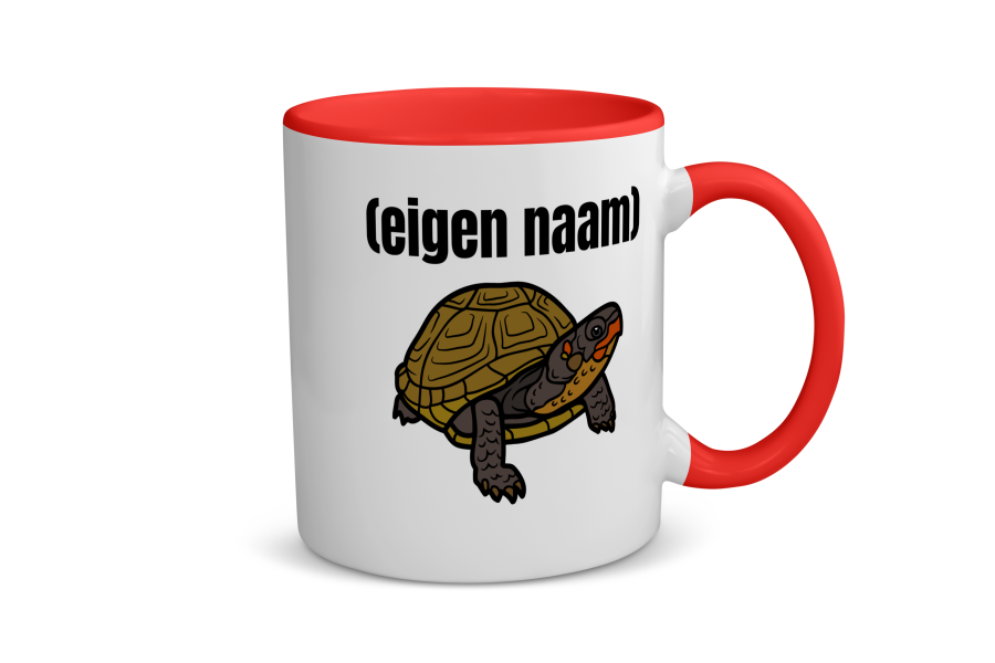 schildpad met eigen naam Koffiemok - Theemok