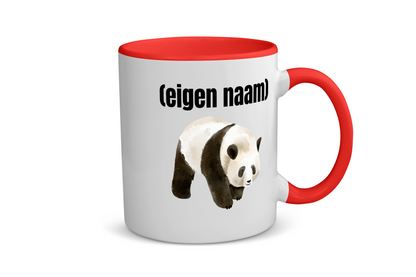 panda met eigen naam Koffiemok - Theemok