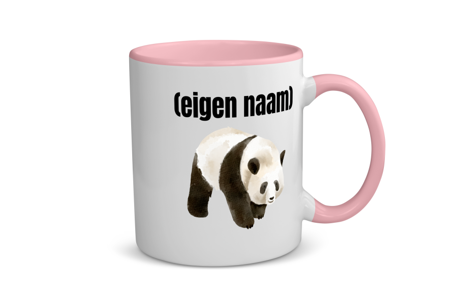 panda met eigen naam Koffiemok - Theemok