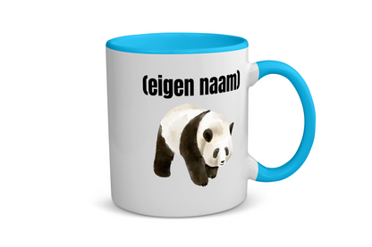 panda met eigen naam Koffiemok - Theemok