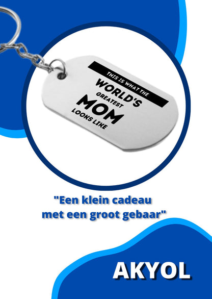 dit is hoe werelds beste mama eruit ziet sleutelhanger