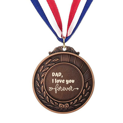 papa ik hou voor altijd van je medaille 🥇🥈🥉