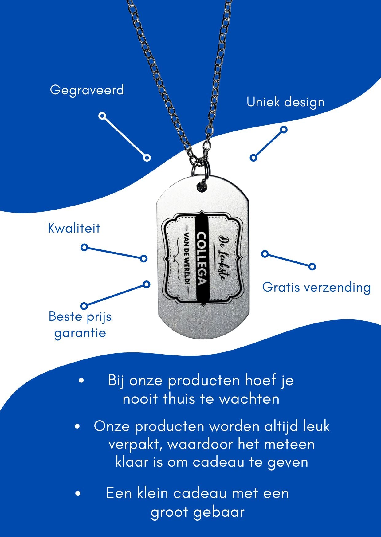 de leukste collega van de wereld ketting