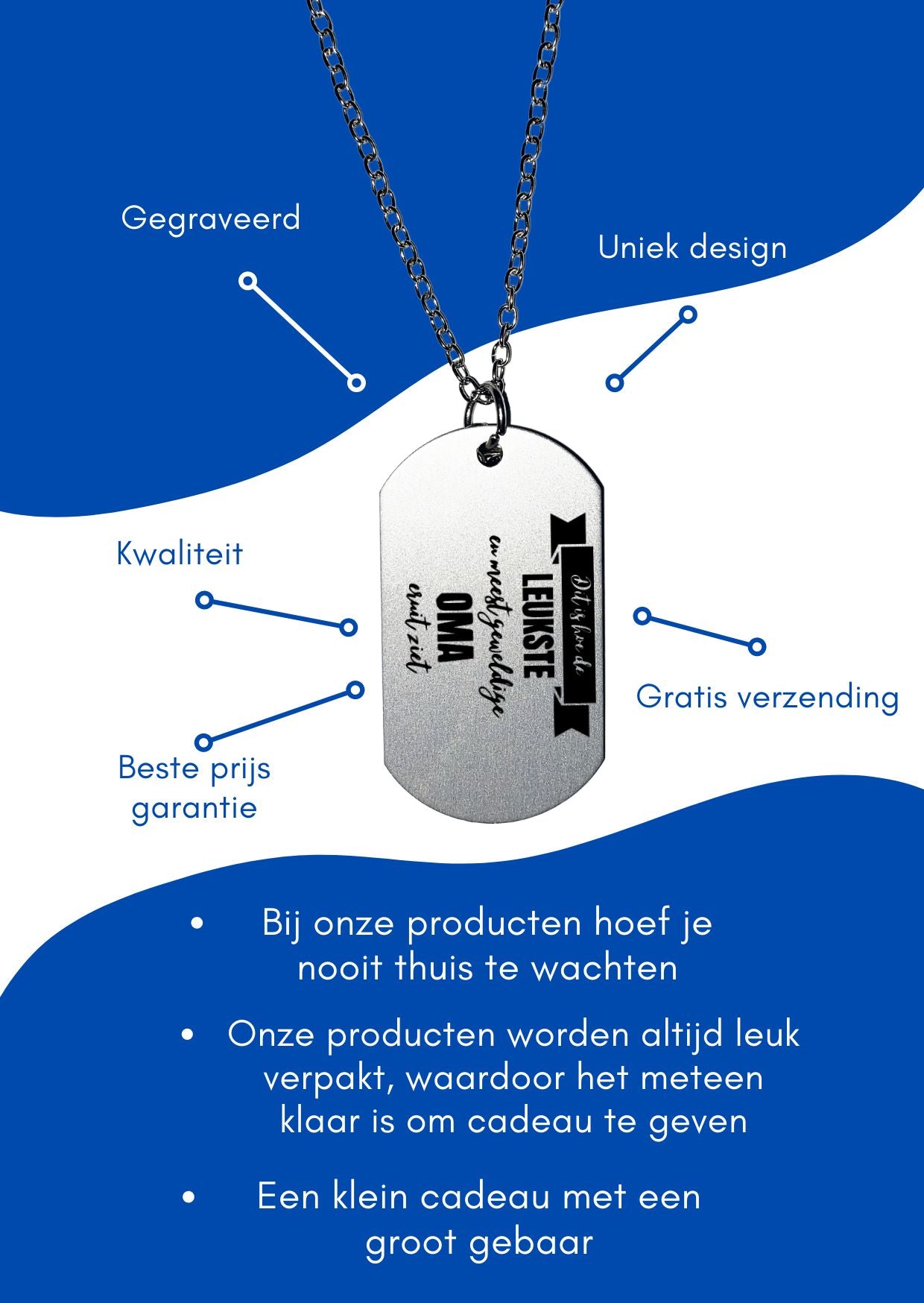 dit is hoe de leukste en meest geweldige oma eruit ziet ketting