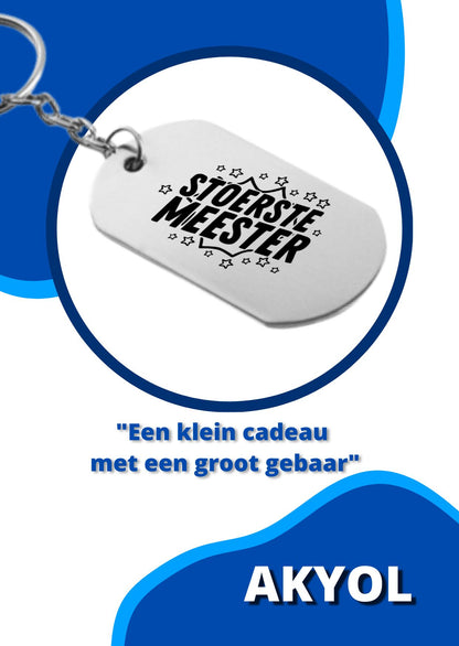 stoerste meester sleutelhanger