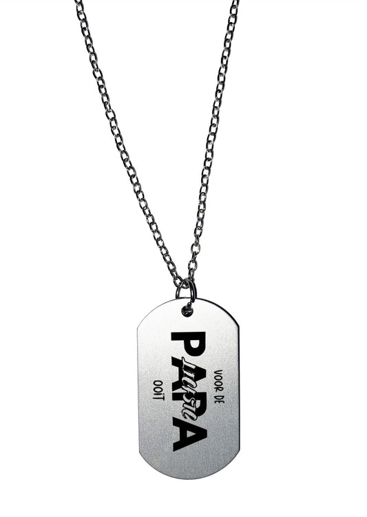 voor de liefste papa ooit ketting