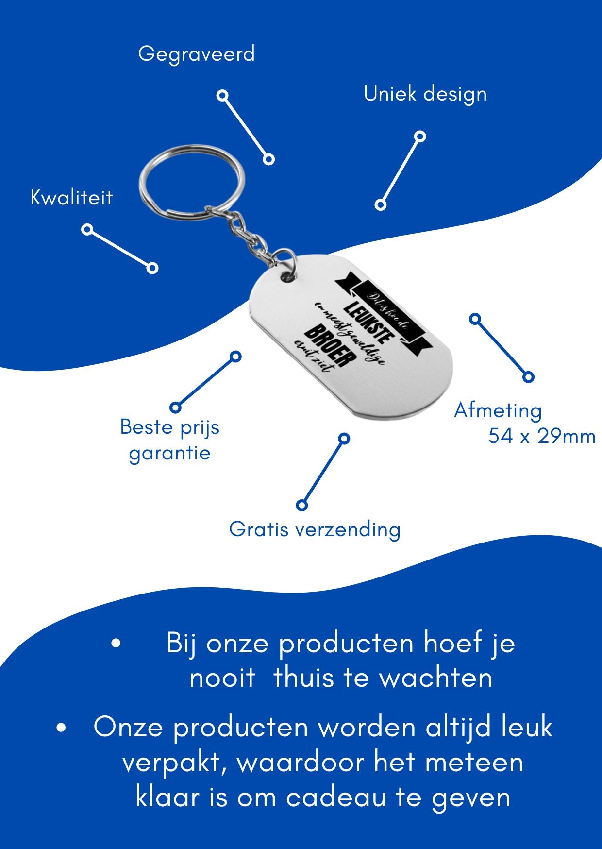 dit is hoe de leukste en meest geweldige broer eruit ziet sleutelhanger