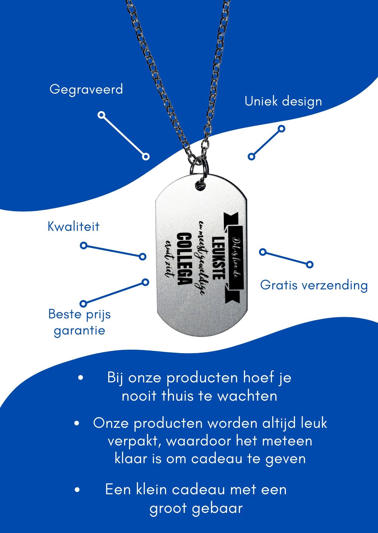 dit is hoe de leukste en meest geweldige collega eruit ziet ketting