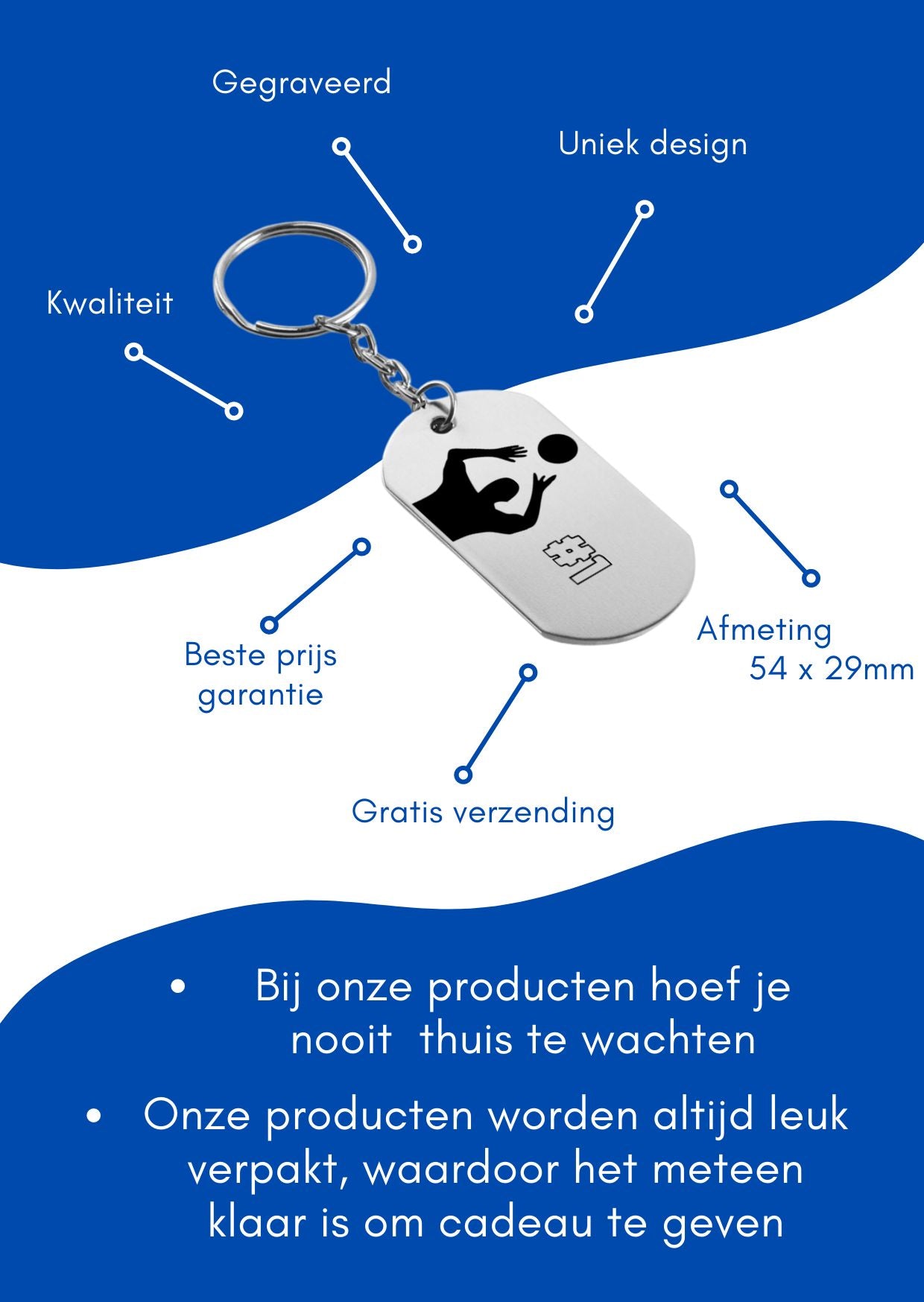 volleybal sleutelhanger