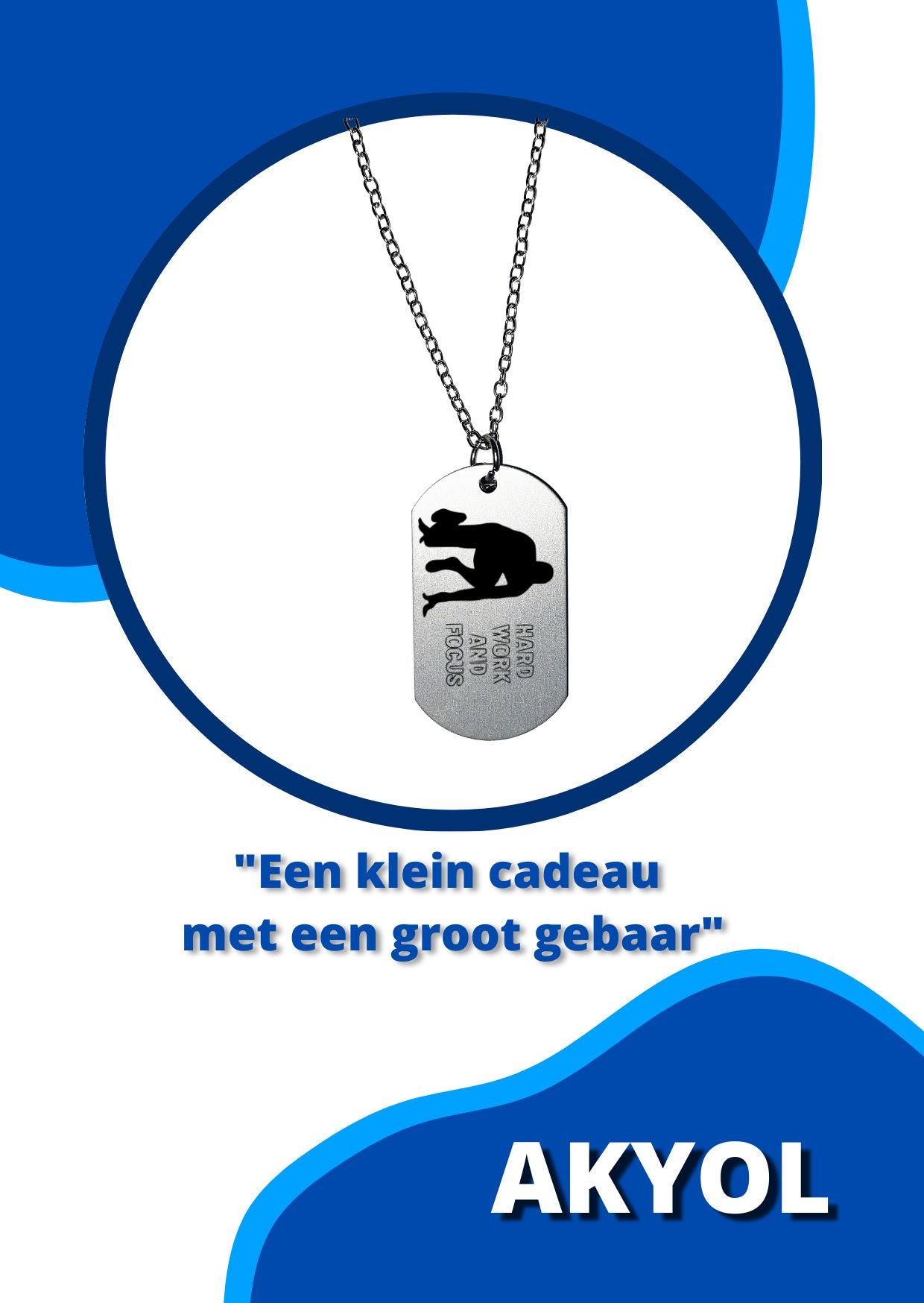 hard werken en focussen ketting