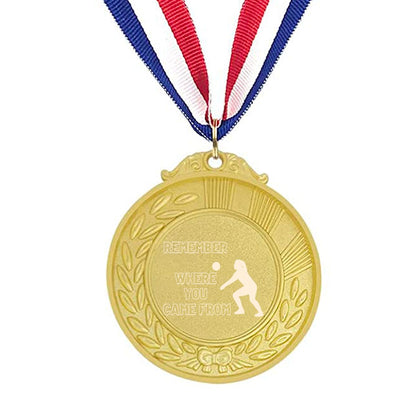 onthoud waar je vandaan komt medaille 🥇🥈🥉