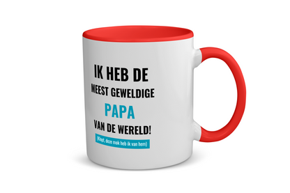 ik heb de meest geweldige papa van wereld (klopt, deze mok heb ik van hem) Koffiemok - Theemok