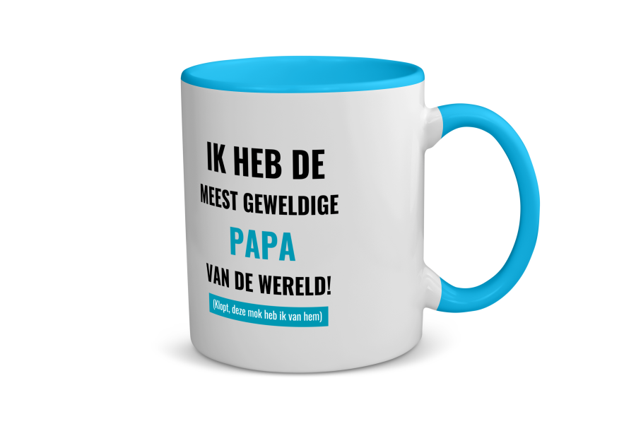 ik heb de meest geweldige papa van wereld (klopt, deze mok heb ik van hem) Koffiemok - Theemok