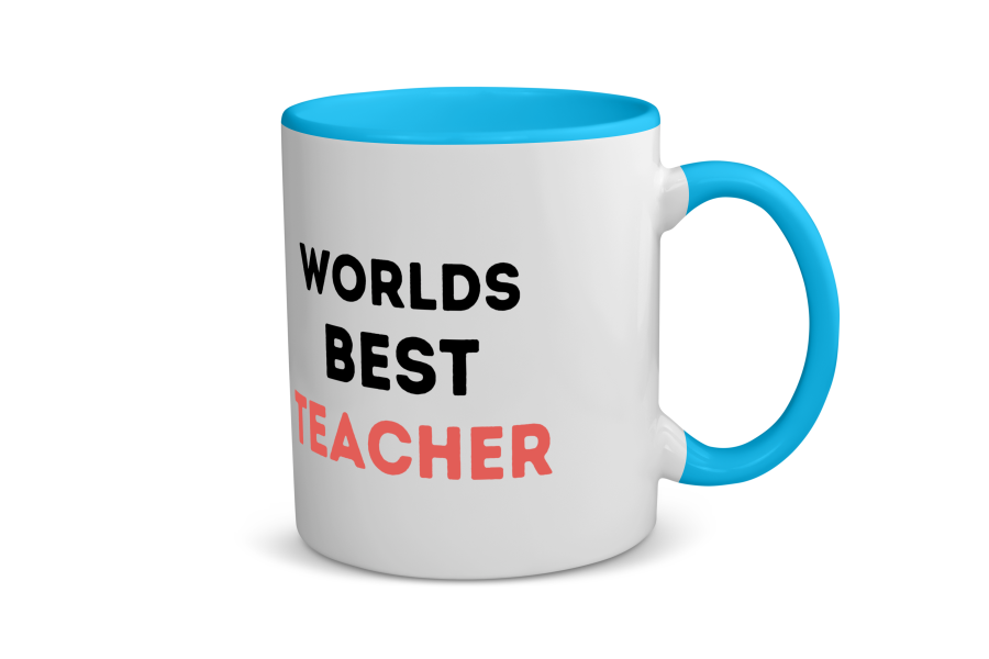 worlds best teacher Koffiemok - Theemok