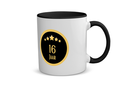 16 jaar Koffiemok - Theemok