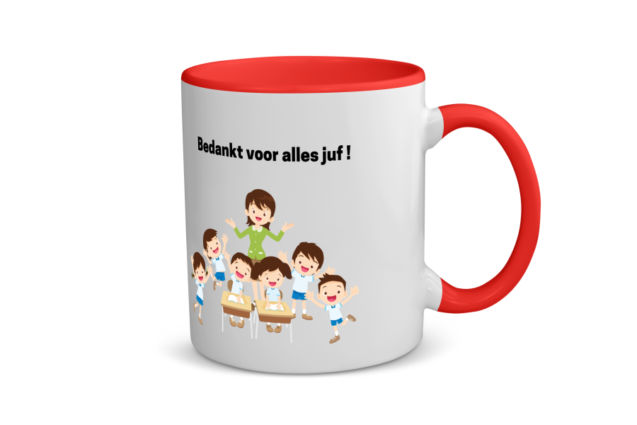 bedankt voor alles juf! Koffiemok - Theemok