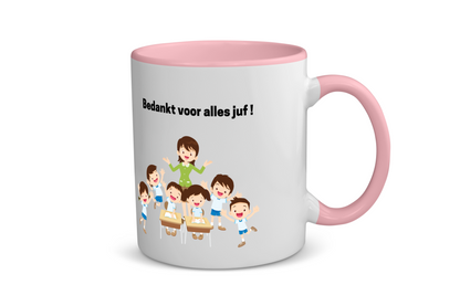 bedankt voor alles juf! Koffiemok - Theemok