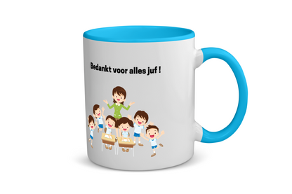 bedankt voor alles juf! Koffiemok - Theemok