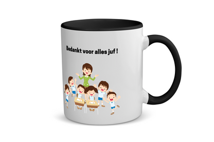 bedankt voor alles juf! Koffiemok - Theemok