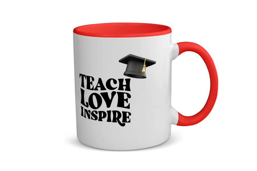 teach love inspire Koffiemok - Theemok