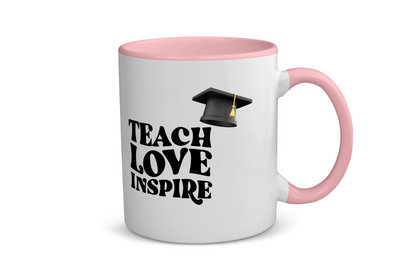 teach love inspire Koffiemok - Theemok