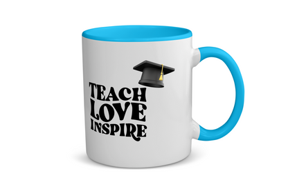 teach love inspire Koffiemok - Theemok