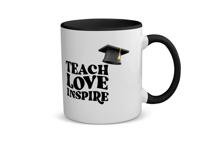 teach love inspire Koffiemok - Theemok