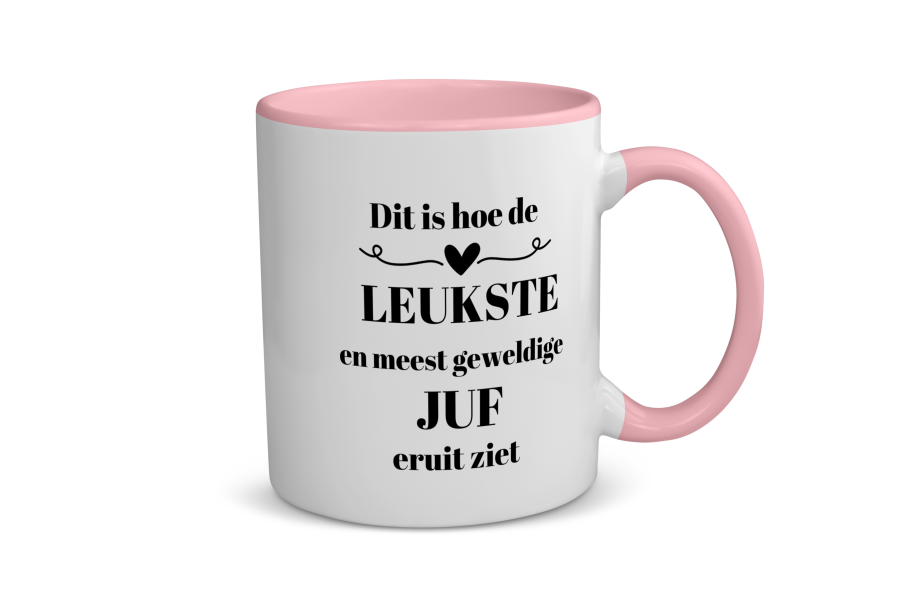 dit is hoe de leukste en meest geweldige juf eruit ziet Koffiemok - Theemok