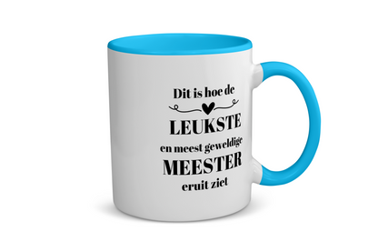 dit is hoe de leukste en meest geweldige meester eruit ziet Koffiemok - Theemok