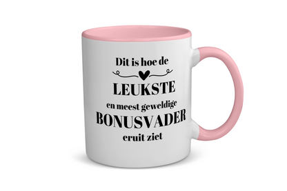 dit is hoe de leukste en meest geweldige bonusvader eruit ziet Koffiemok - Theemok