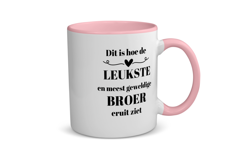 dit is hoe de leukste en meest geweldige broer eruit ziet Koffiemok - Theemok