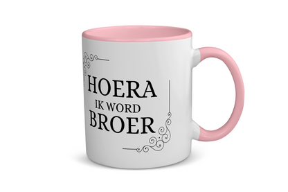 hoera ik word broer Koffiemok - Theemok