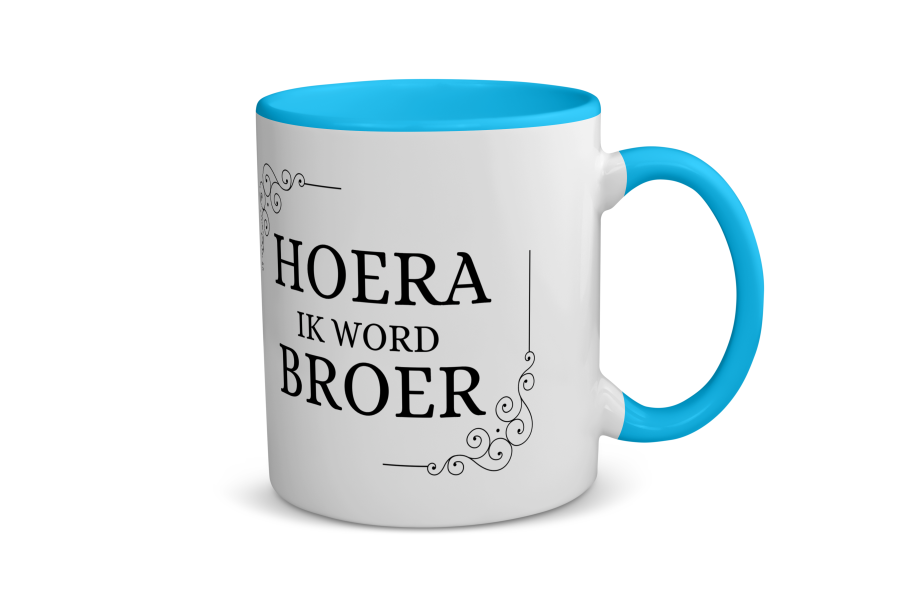 hoera ik word broer Koffiemok - Theemok