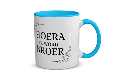 hoera ik word broer Koffiemok - Theemok