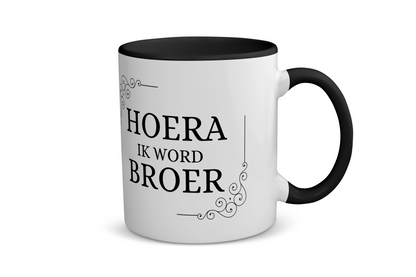 hoera ik word broer Koffiemok - Theemok