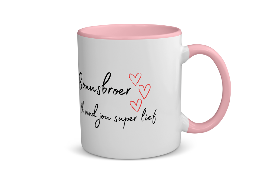 bonusbroer ik vind jou super lief Koffiemok - Theemok