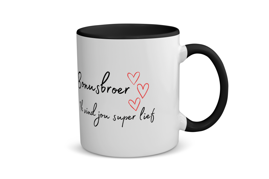 bonusbroer ik vind jou super lief Koffiemok - Theemok