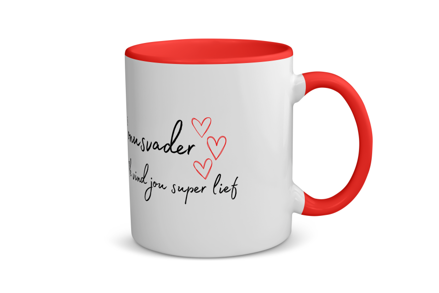 bonusvader ik vind jou super lief Koffiemok - Theemok