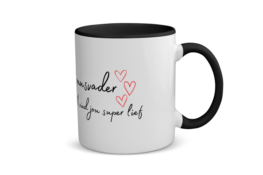 bonusvader ik vind jou super lief Koffiemok - Theemok