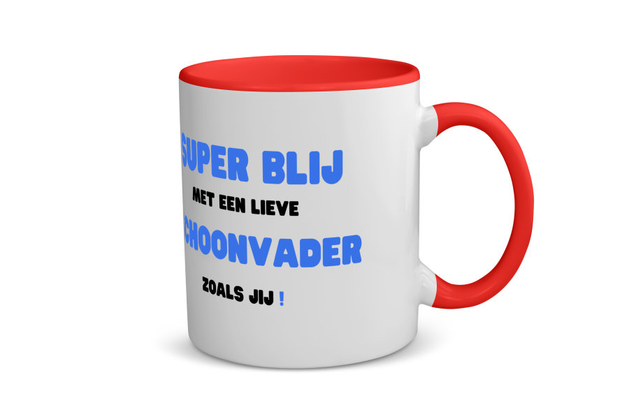 super blij met een lieve schoonvader zoals jij Koffiemok - Theemok