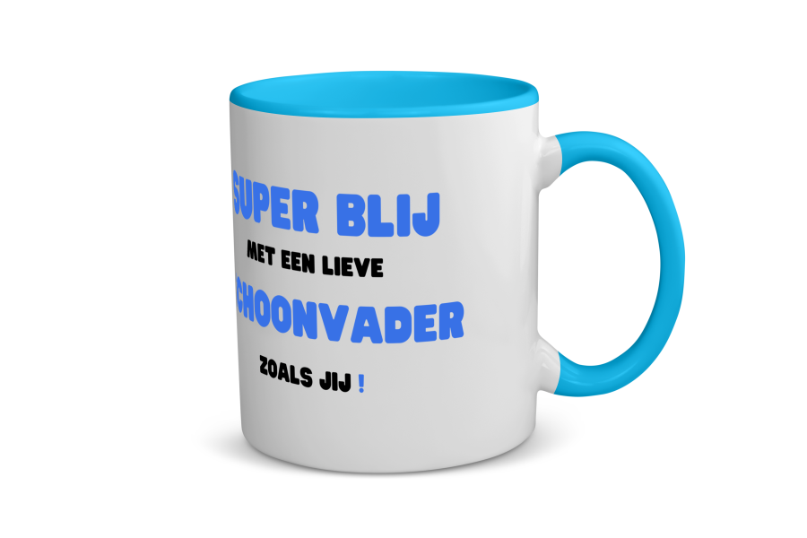 super blij met een lieve schoonvader zoals jij Koffiemok - Theemok