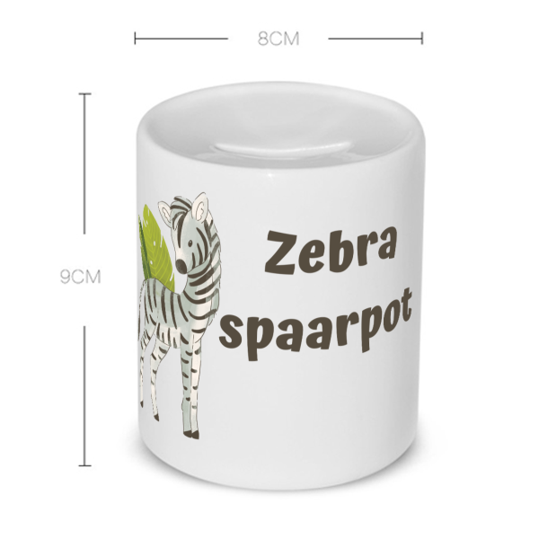 zebra Spaarpot