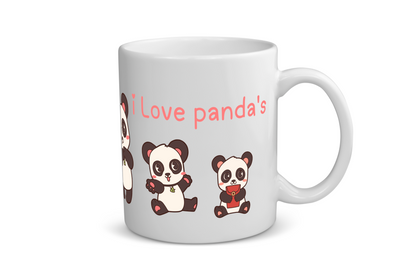 i love panda's Koffiemok - Theemok