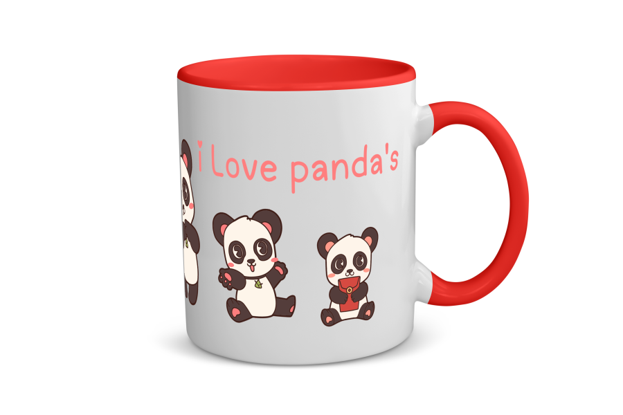 i love panda's Koffiemok - Theemok