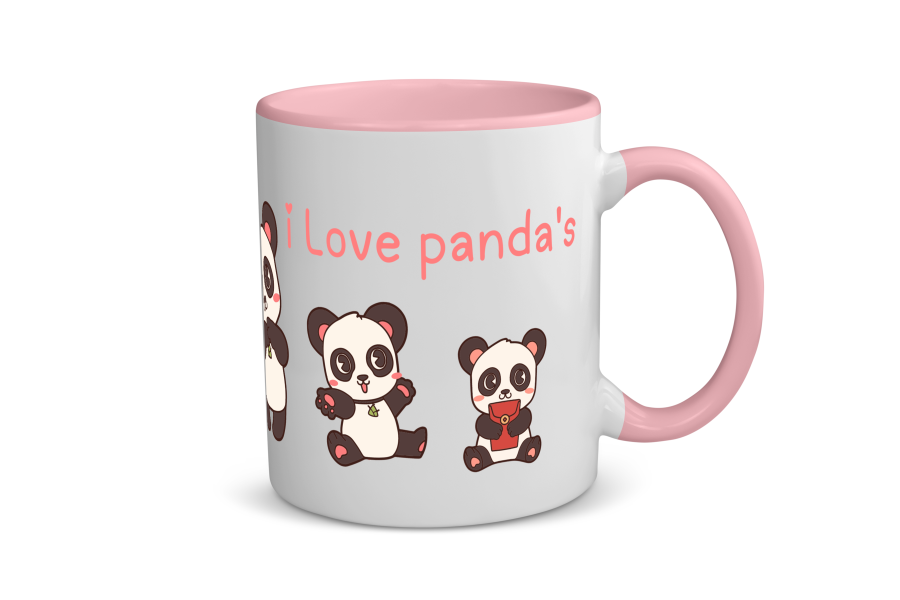 i love panda's Koffiemok - Theemok